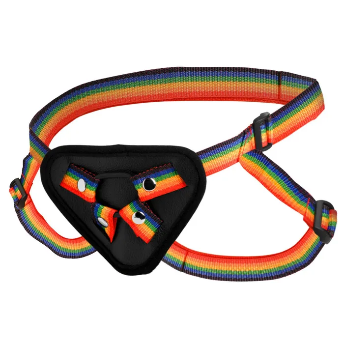 XR Brands Female Sex Toys Ride the Rainbow Universal Rainbow StrapOn Harness