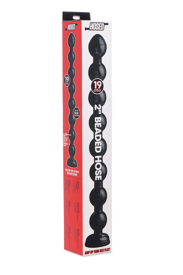 XR Brands Hosed 19 Inch Beaded Thick Anal Snake Anal