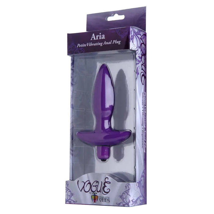 XR Brands Male Sex Toys Aria Vibrating Silicone Anal Plug Small