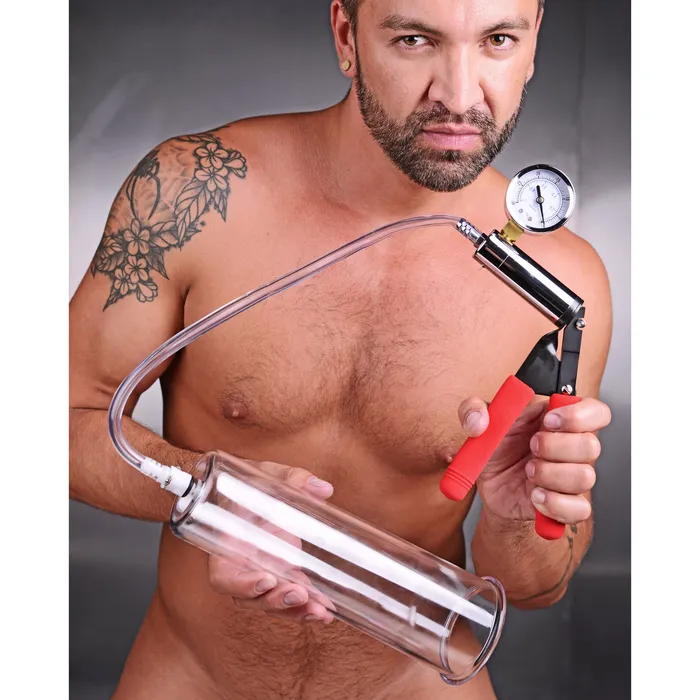 XR Brands Male Sex Toys Cock and Ball Deluxe Penis Pumping Kit