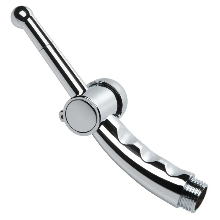 XR Brands Male Sex Toys Shower Cleansing Nozzle with Flow Regulator