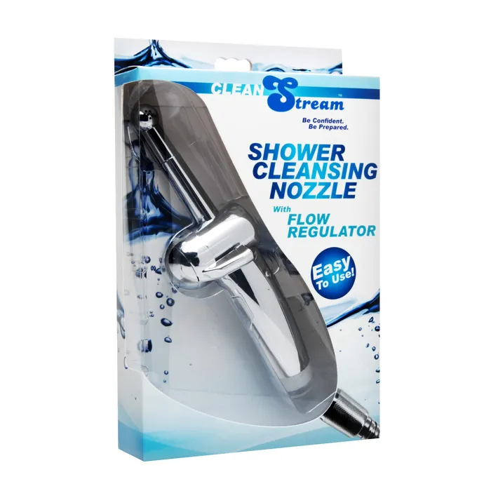 XR Brands Male Sex Toys Shower Cleansing Nozzle with Flow Regulator