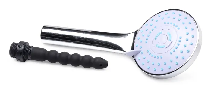 XR Brands Male Sex Toys Shower Head with Silicone Enema Nozzle