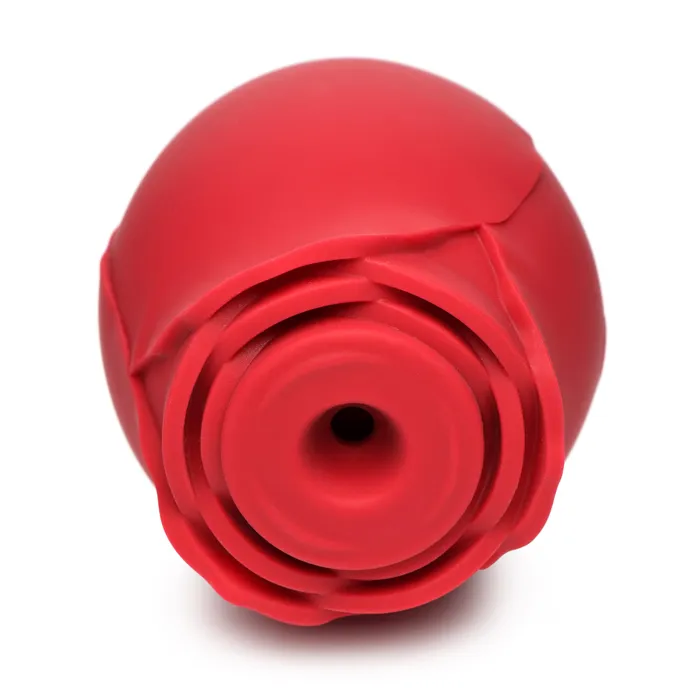 XR Brands Vibrators Mystic Rose Sucking and Vibrating Silicone Rose