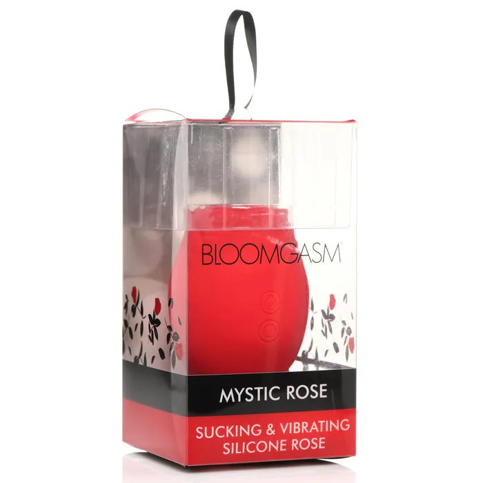 XR Brands Vibrators Mystic Rose Sucking and Vibrating Silicone Rose