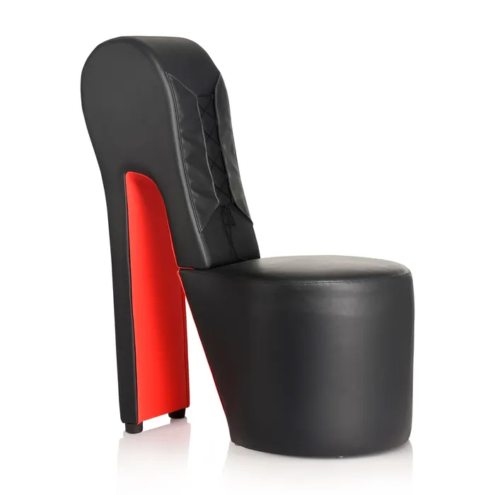 XR Brands Vibrators Pink Stiletto Corset Throne Chair Red