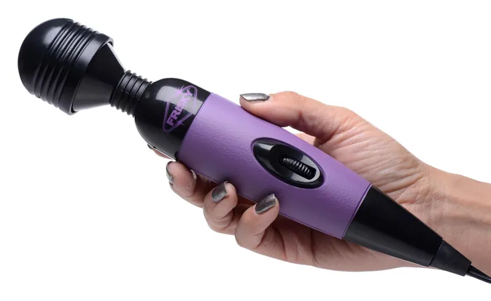 XR Brands Vibrators Playful Pleasure MultiSpeed Vibrating Wand Purple