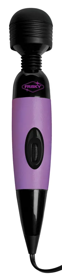 XR Brands Vibrators Playful Pleasure MultiSpeed Vibrating Wand Purple