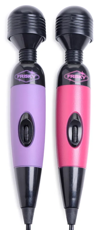 XR Brands Vibrators Playful Pleasure MultiSpeed Vibrating Wand Purple